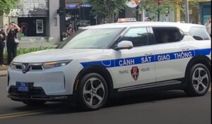 VinFast VF 9 trở thành xe cảnh sát