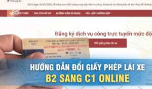 Hướng Dẫn Đổi Giấy Phép Lái Xe Từ B2 Sang C1 Online Mới Nhất 2025