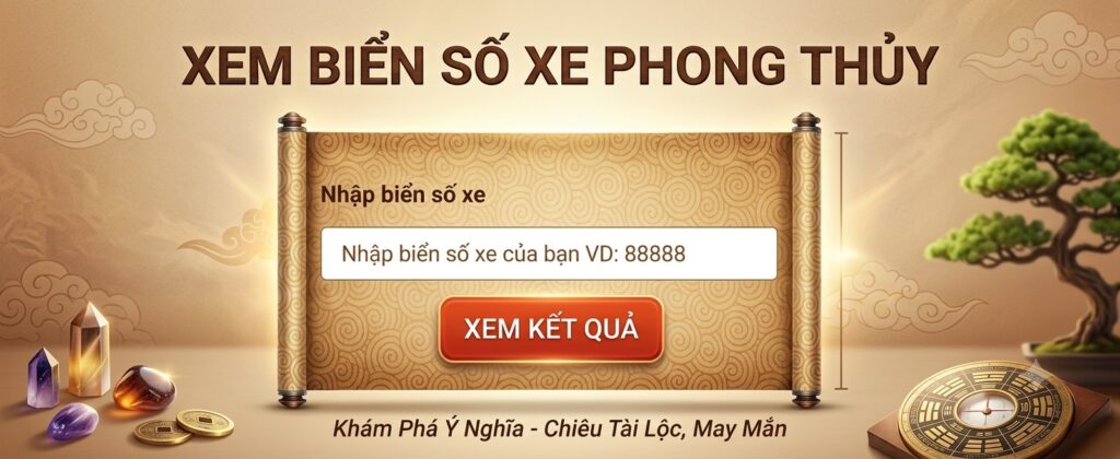 dịch biển số xe phong thủy